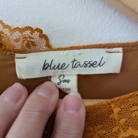 Blue Tassel Brand Dress - Picture 2 of 3